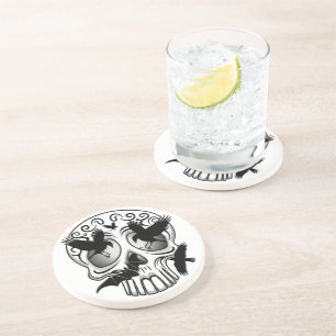 Dessous De Verre En Grès Calaveras décoratives Halloween