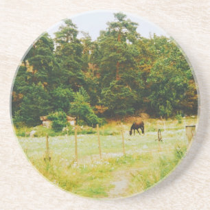 Dessous De Verre En Grès Campagne suédoise