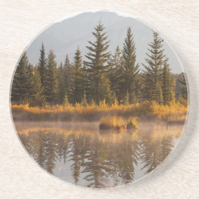 Dessous De Verre En Grès Canada, Alberta, parc national de Jasper (Devant)