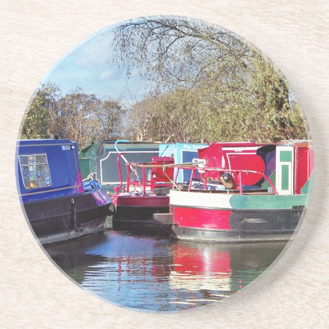 DESSOUS DE VERRE EN GRÈS CANAUX (Devant)