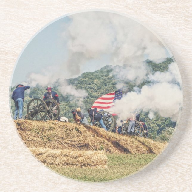 Dessous De Verre En Grès Cannon Fire (Devant)