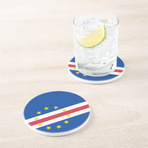 Dessous De Verre En Grès Cap Verde flag