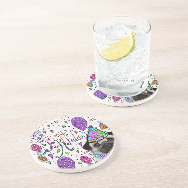 DESSOUS DE VERRE EN GRÈS CARLIN (Côté)