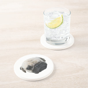 Dessous De Verre En Grès Carlin chiot mignon ami chien ... か わ い い 子 犬