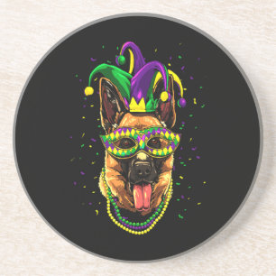 Dessous De Verre En Grès Carnaval allemand de Berger Cute Mardi Gras