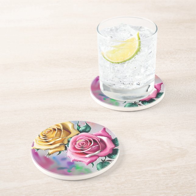 Dessous De Verre En Grès Carreau de céramique (Côté)