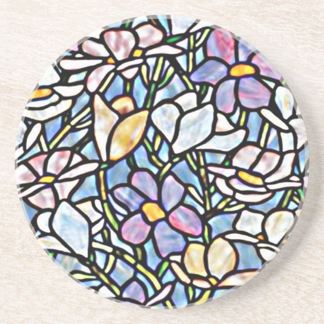 Dessous De Verre En Grès Carreaux de mosaïque (Devant)