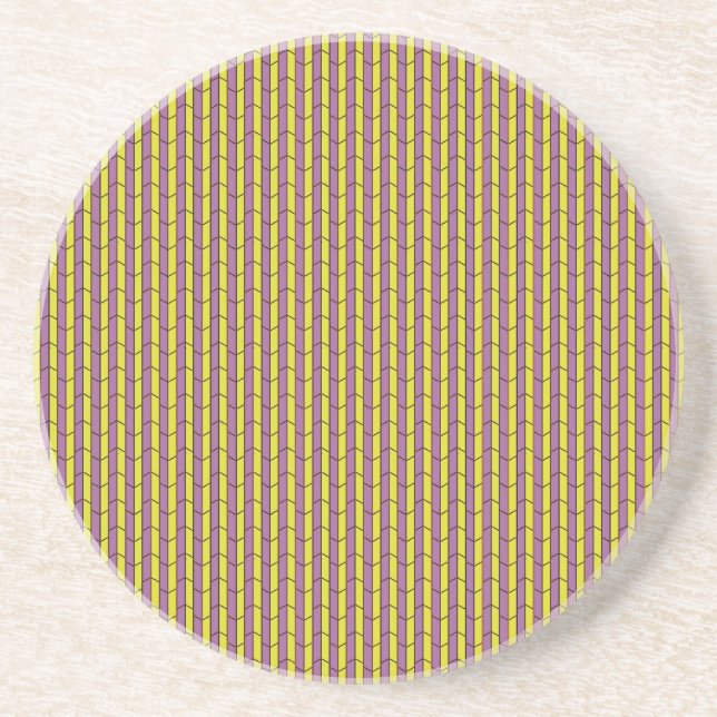 Dessous De Verre En Grès Carreaux géométriques (Devant)