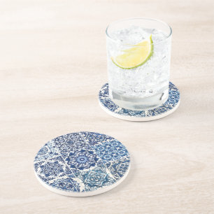 Dessous De Verre En Grès Carrelage méditerranéen, Portugais, Azulejo, Majol