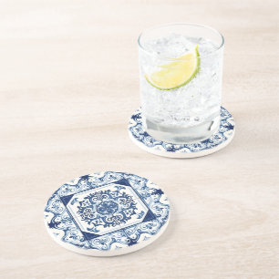Dessous De Verre En Grès Carrelage méditerranéen, Portugais, Azulejo, Majol