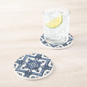 Dessous De Verre En Grès Carrelage méditerranéen, Portugais, Azulejo, Majol