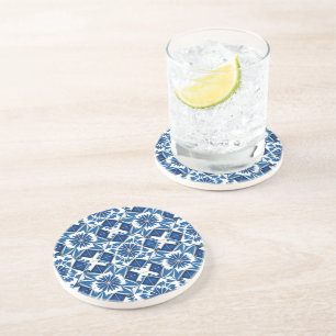 Dessous De Verre En Grès Carrelage méditerranéen, Portugais, Azulejo, Majol