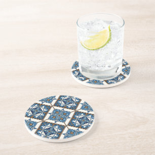 Dessous De Verre En Grès Carrelage méditerranéen, Portugais, Azulejo, Majol