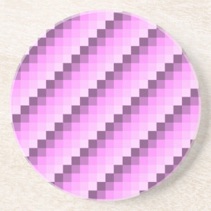 Dessous De Verre En Grès Carrés rose et violet
