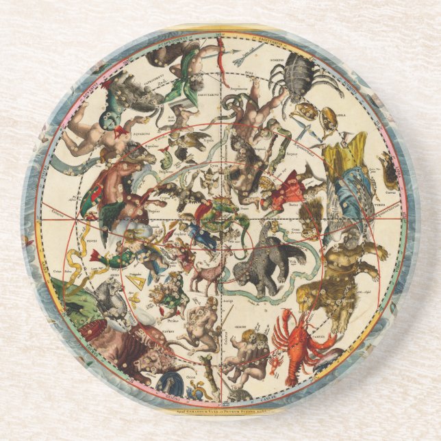 Dessous De Verre En Grès Carte céleste.jpg (Devant)