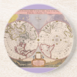 Dessous De Verre En Grès Carte du monde antique