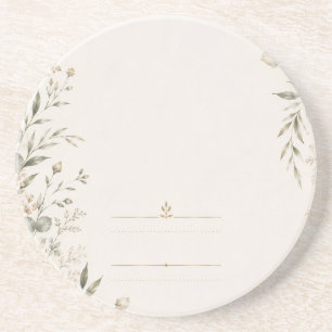Dessous De Verre En Grès Carton d'invitation de mariage Héritage avec botan