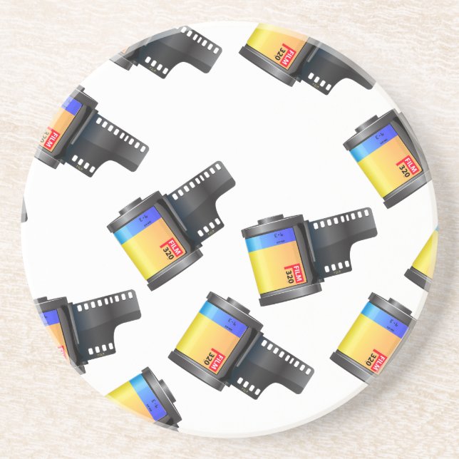Dessous De Verre En Grès Cartouche de film (Devant)