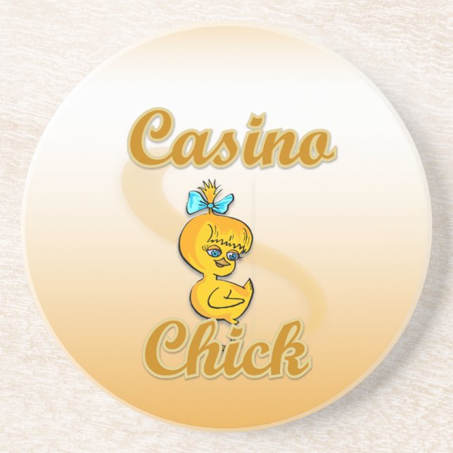 Dessous De Verre En Grès Casino Chick (Devant)