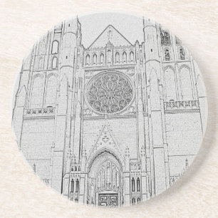 Dessous De Verre En Grès Cathédrale