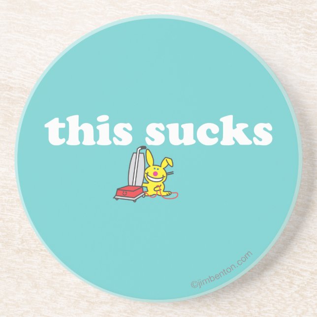 Dessous De Verre En Grès Ceci suce (Devant)