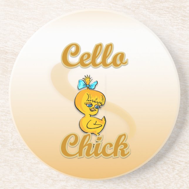Dessous De Verre En Grès Cello Chick (Devant)