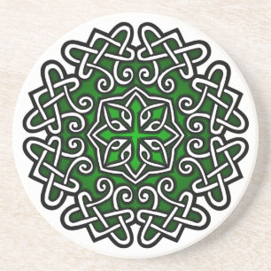 Dessous De Verre En Grès Celtic Knotwork