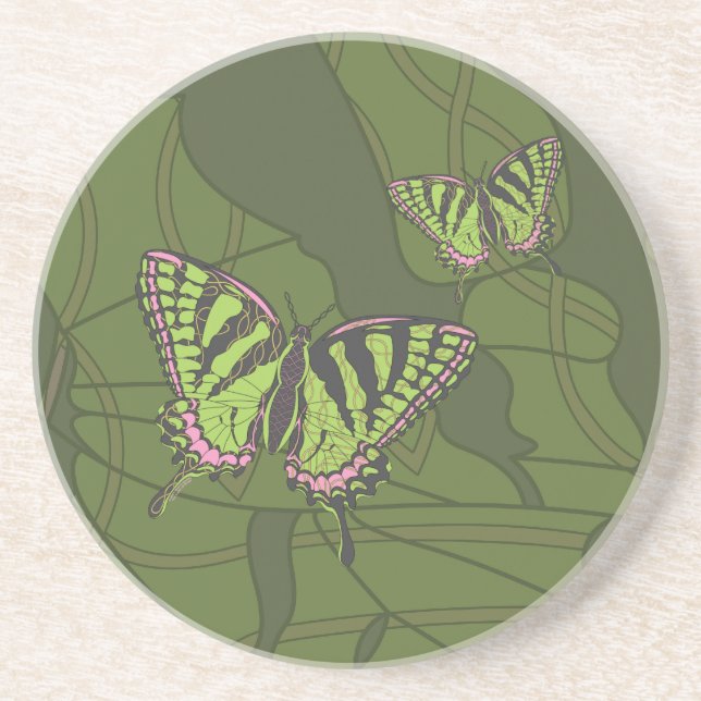 Dessous De Verre En Grès Celtic Swallowtail Coaster (Devant)