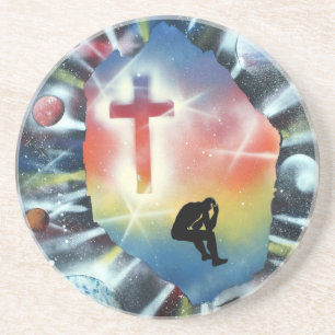 Dessous De Verre En Grès centerOfTheUniverseFrameC