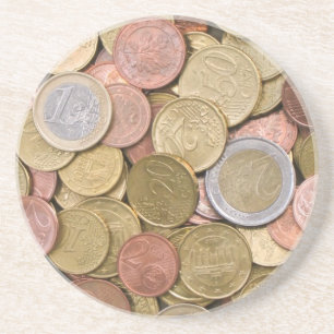 Dessous De Verre En Grès Centimes Euro