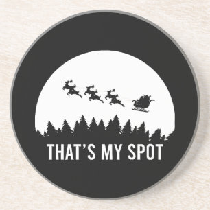 Dessous De Verre En Grès C'est amusant, c'est My Spot Xmas Session Père Noë