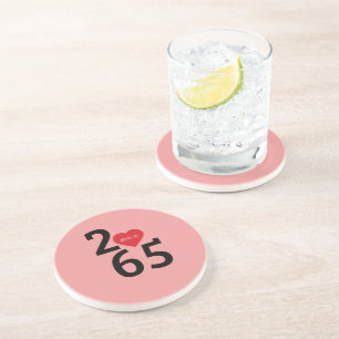Dessous De Verre En Grès Chambre Numéro 256 dans  