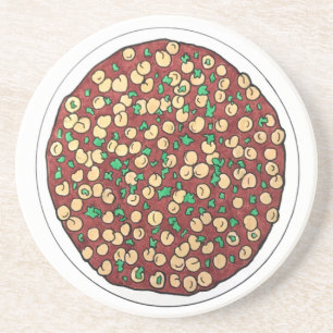 Dessous De Verre En Grès Chana Masala Chole Indien nourriture Plat de pois 