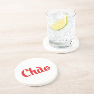 Dessous De Verre En Grès Chào / Hello ~ Vietnam / Vietnamien / Tiêt Viêt