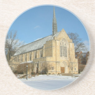 Dessous De Verre En Grès Chapelle Harbison en hiver au Grove City College