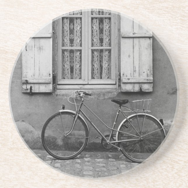 Dessous De Verre En Grès Charentes Vélo Marans (Devant)