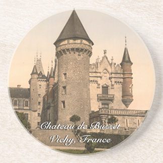 Dessous De Verre En Grès Chateau de Busset, près de Vichy, la France