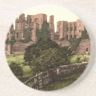 Dessous De Verre En Grès Château de Kenilworth, le Warwickshire, Angleterre