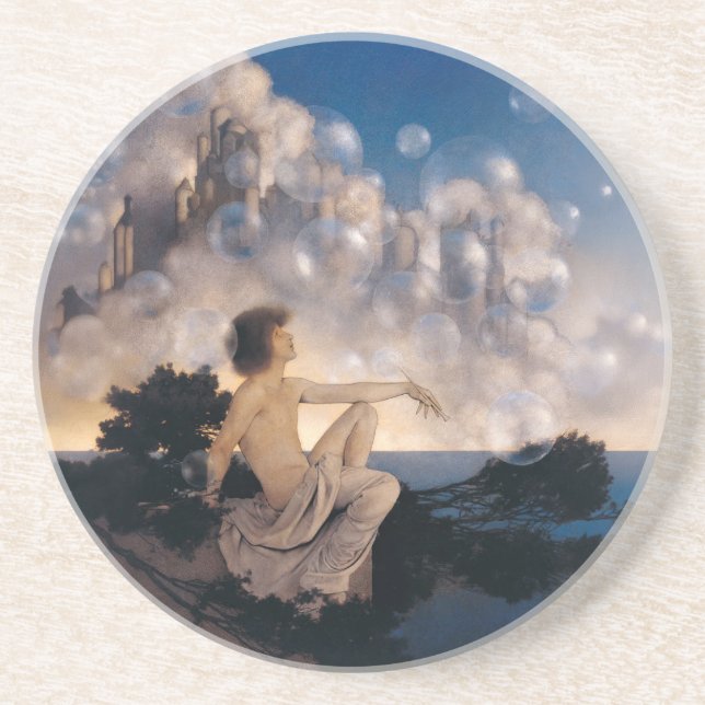 Dessous De Verre En Grès Châteaux en Espagne de Maxfield Parrish 1904 Fanta (Devant)
