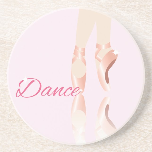 Dessous De Verre En Grès Chaussures de ballet de danse (Devant)