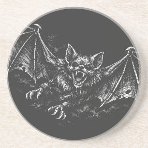 Dessous De Verre En Grès Chauve-souris plongeante - par BurnsInHell