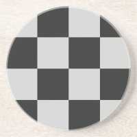 Checkered Black & White Squares or CUSTOM COLOR