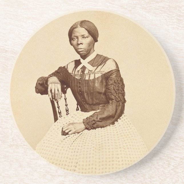 Dessous De Verre En Grès Chemin de fer abolitionniste Harriet Tubman (Devant)