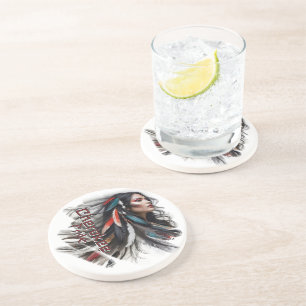 Dessous De Verre En Grès Cherokee Pride 4