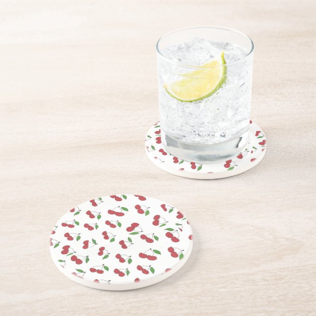 Dessous De Verre En Grès Cherry sauvage (Côté)