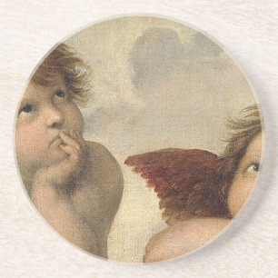 Dessous De Verre En Grès Chérubins Anges Raphaël