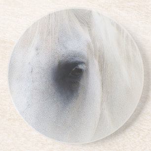 Dessous De Verre En Grès Cheval et floral