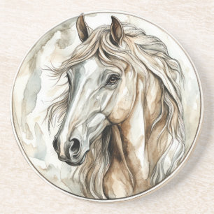 Dessous De Verre En Grès Cheval Wild Tame et collection intemporelle