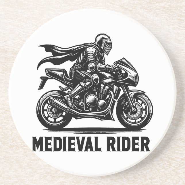 Dessous De Verre En Grès chevalier médiéval (Devant)