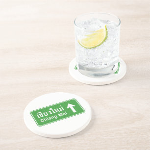 Dessous De Verre En Grès Chiang Mai en tête ⚠ route de la Thaïlande ⚠